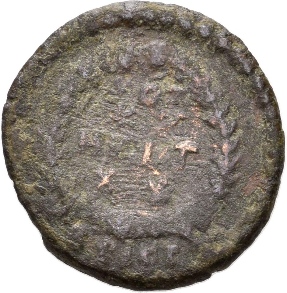 Valentinian II, copper-alloy ae4, collection photograph Konstanz-ID58, reverse