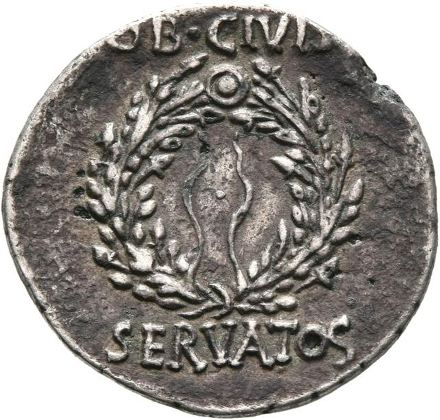 Augustus Denarius, RIC I (second edition) Augustus 40B, reverse