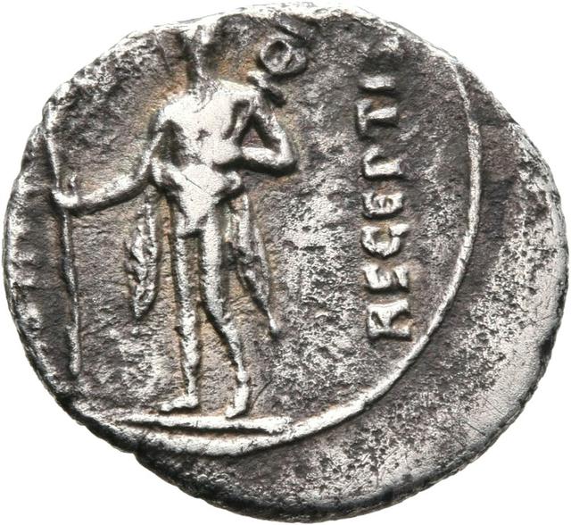 Augustus Silver Denarius, RIC I (second edition) Augustus 41, reverse