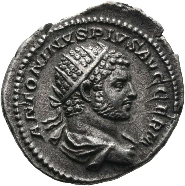 Caracalla Silver Antoninianus, RIC IV Caracalla 275C, obverse
