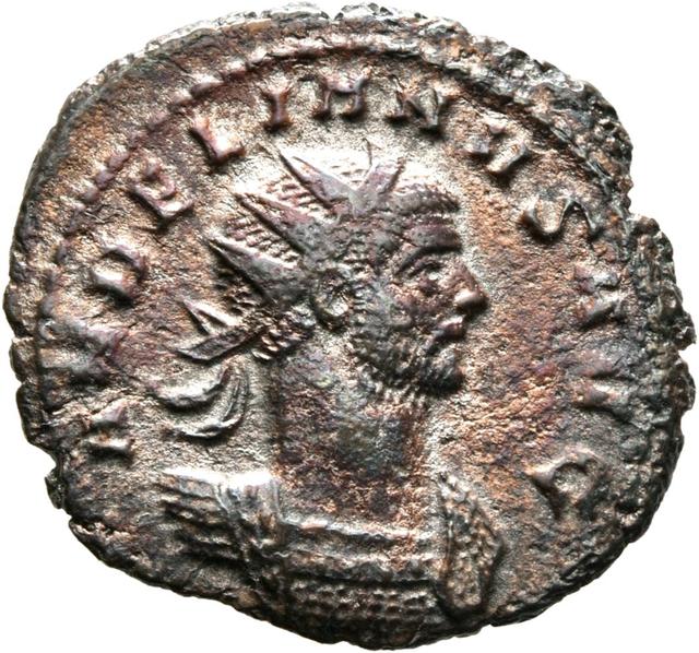 Aurelian Billon Antoninianus, RIC V Aurelian 248, obverse