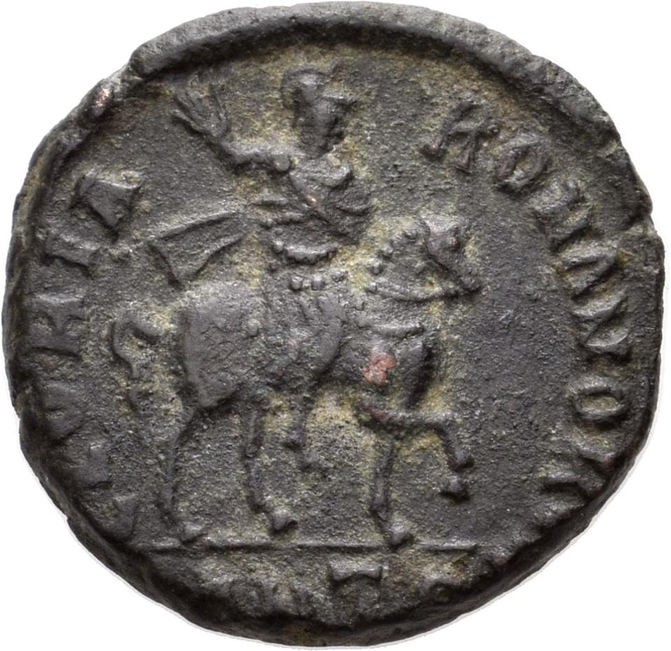 Theodosius I, copper-alloy ae3, collection photograph Konstanz-ID33, reverse