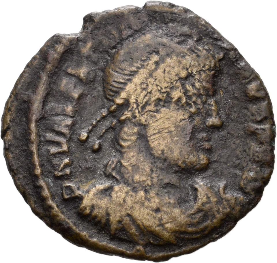 Valentinian I, copper-alloy ae3, collection photograph Konstanz-ID20, obverse