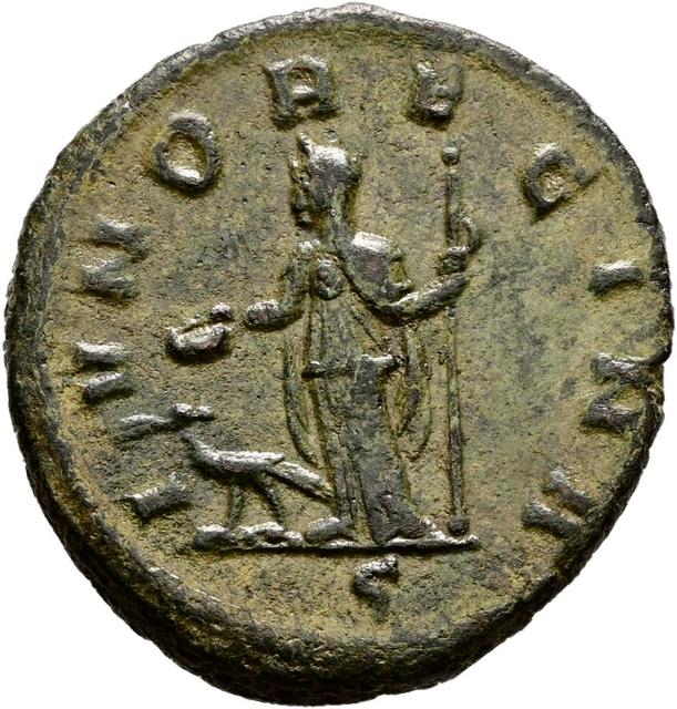 Aurelian Copper-Alloy As, reverse