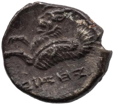 Yehud Medinata Silver 1/2 Gerah, reverse