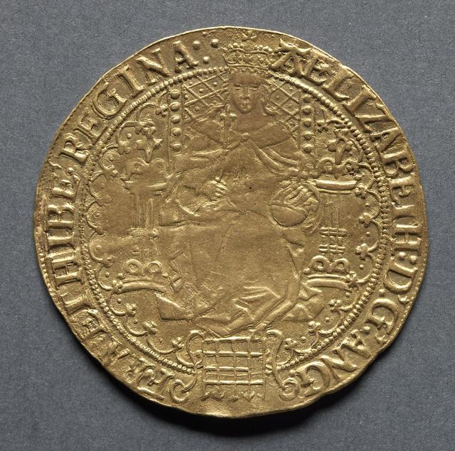 Elizabeth I, Gold Thirty-Shilling Sovereign, Kingdom of England, obverse