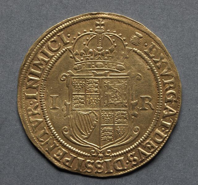 James I First Coinage Gold Sovereign (1603–1604), reverse