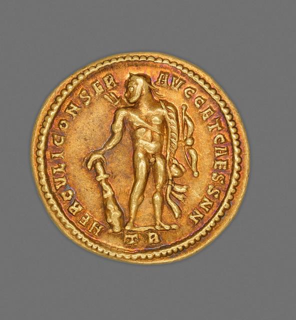 Maximian: Gold aureus Coinage, reverse
