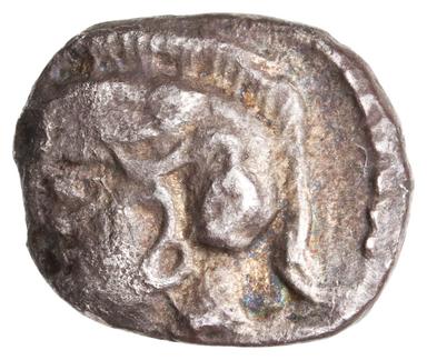 Samaria Silver 1/2 M'h, obverse