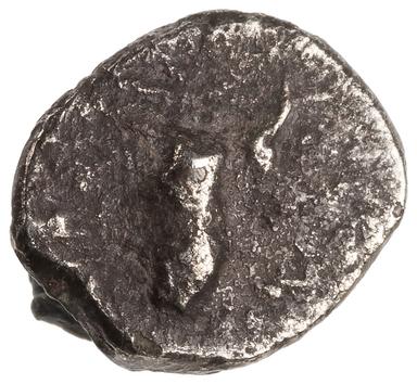 Yehud Medinata Silver Hemiobol, obverse