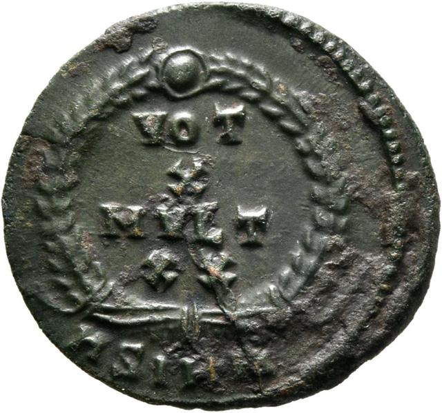 Julian II Copper-Alloy AE3, reverse