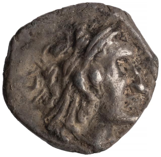 Yehud Medinata Silver Tetartemorion, obverse