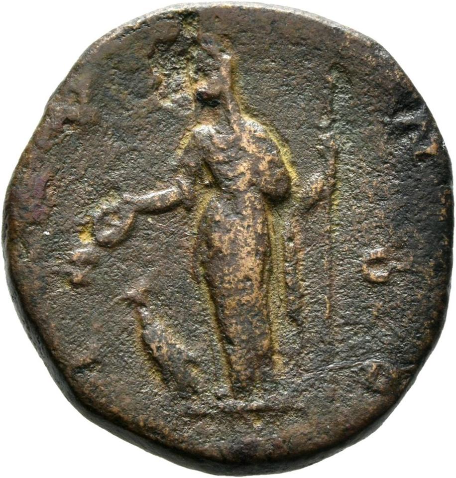 Marcus Aurelius, Bronze as, collection photograph Mainz-ID360, reverse