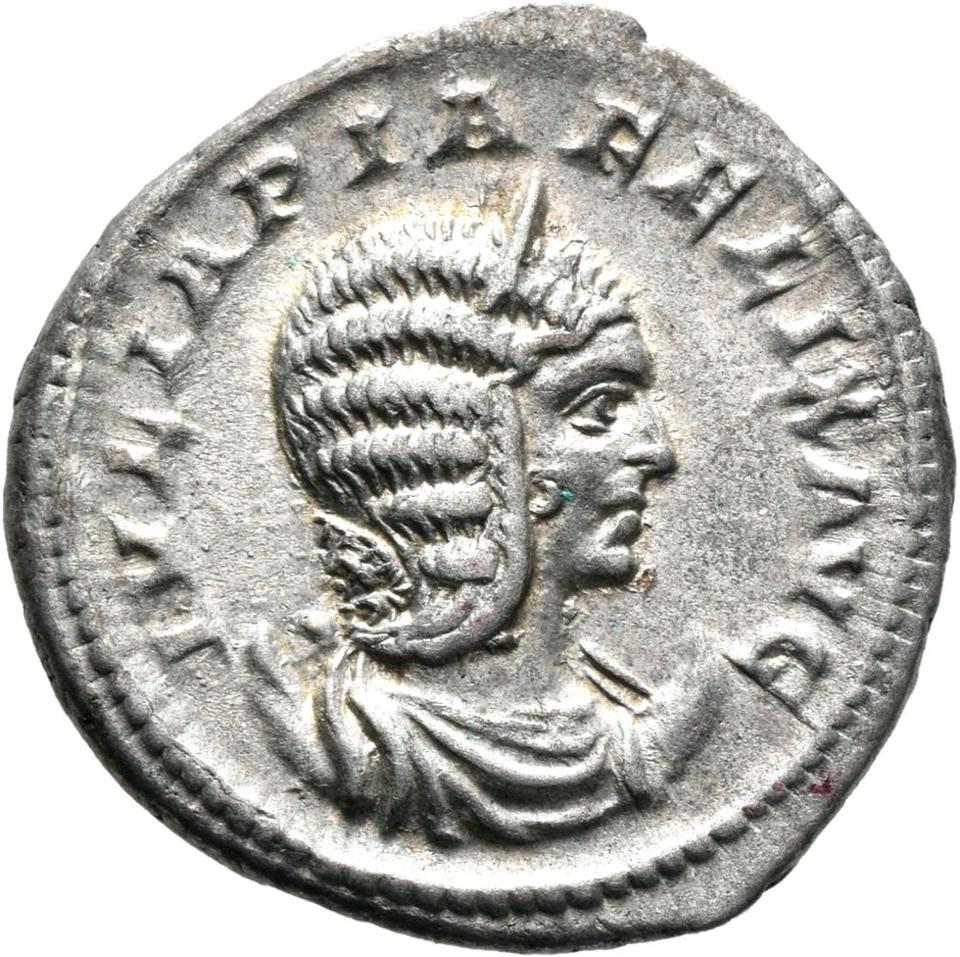 Caracalla, silver antoninianus, collection photograph Mainz-ID495, obverse
