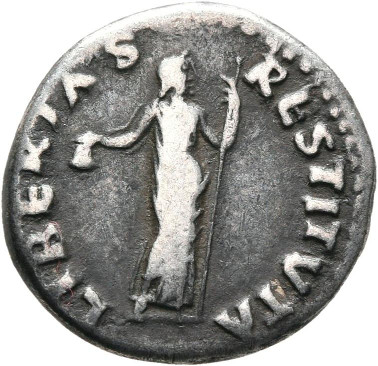 Vitellius, Silver denarius, collection photograph Mainz-ID590, reverse
