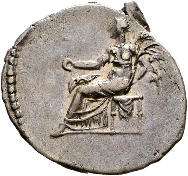 Vitellius, Silver denarius, collection photograph Hamburg-ID2789, reverse
