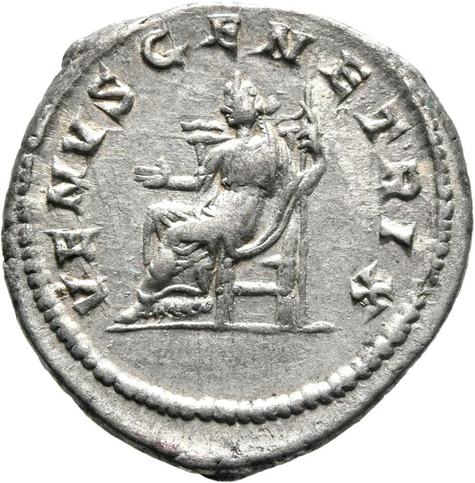 Caracalla, silver antoninianus, collection photograph Mainz-ID495, reverse