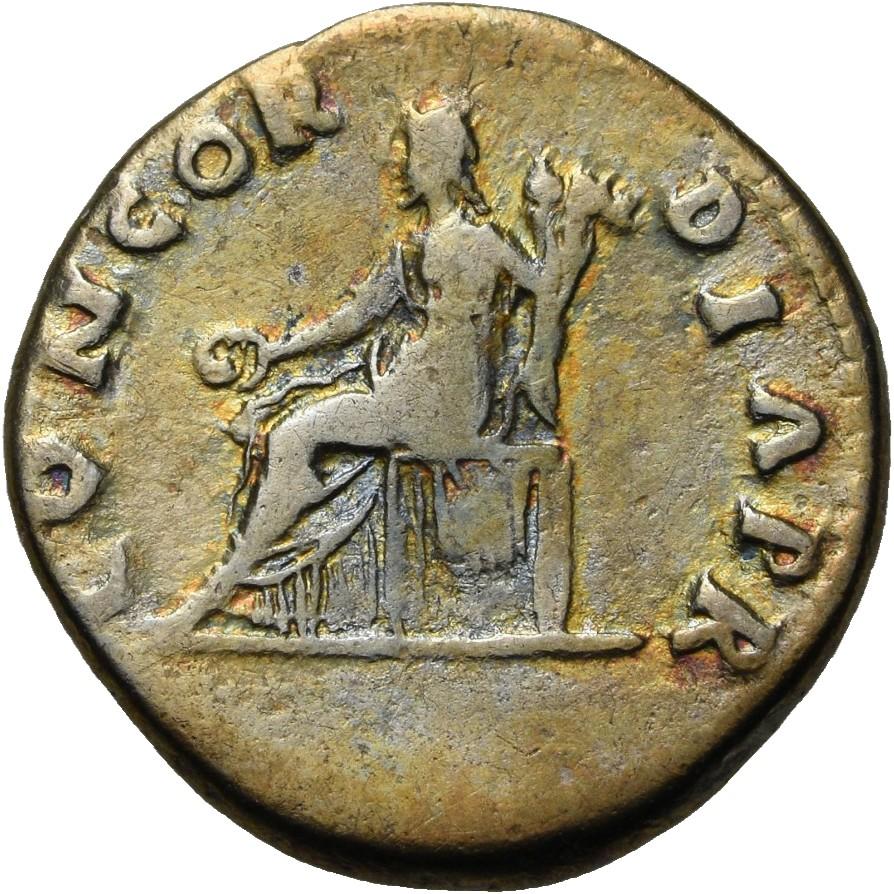 Vitellius, Silver denarius, collection photograph Herzog-ID2591, reverse