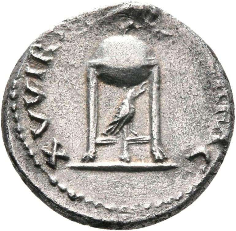 Vitellius, Silver denarius, collection photograph Mainz-ID592, reverse