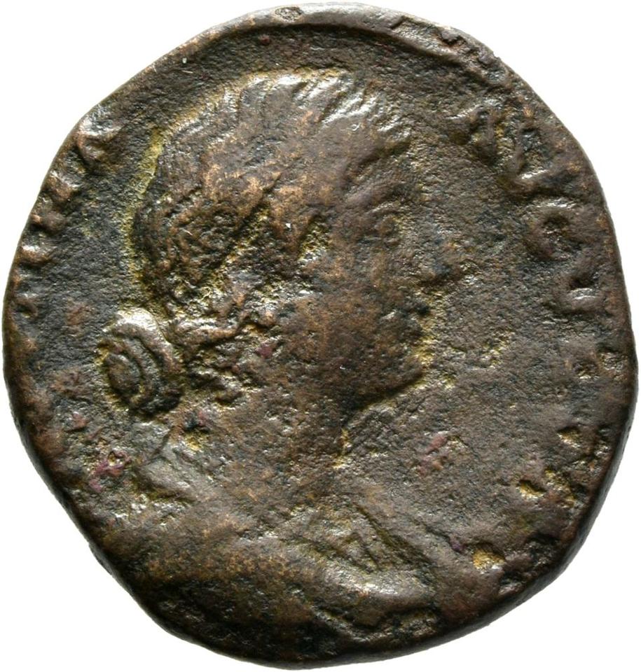 Marcus Aurelius, Bronze as, collection photograph Mainz-ID360, obverse