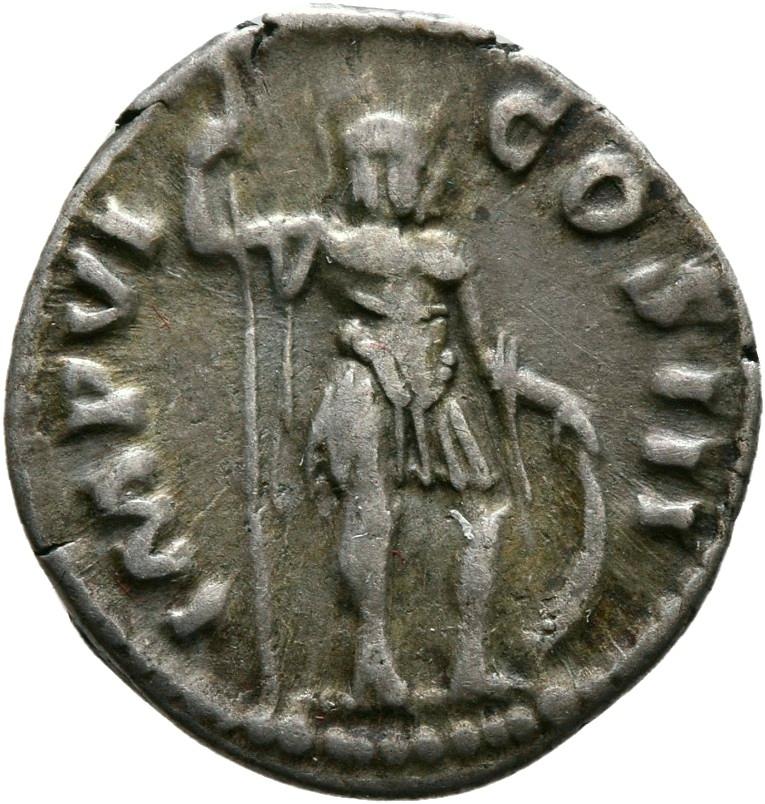 Marcus Aurelius, silver denarius, collection photograph Mainz-ID344, reverse