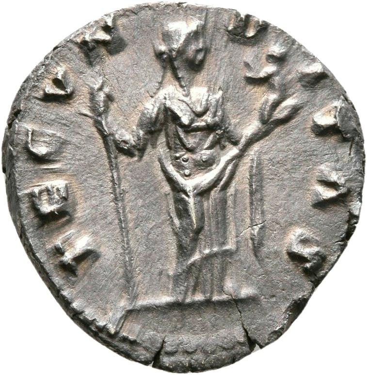Marcus Aurelius, silver denarius, collection photograph Mainz-ID356, reverse
