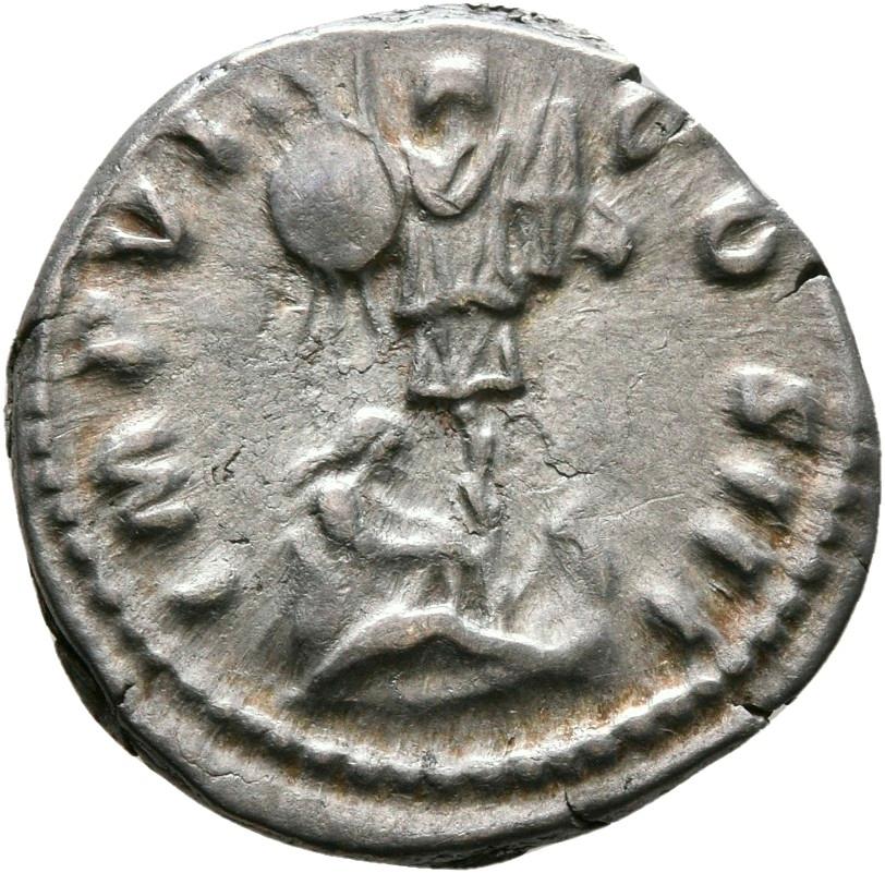 Marcus Aurelius, silver denarius, collection photograph Mainz-ID341, reverse