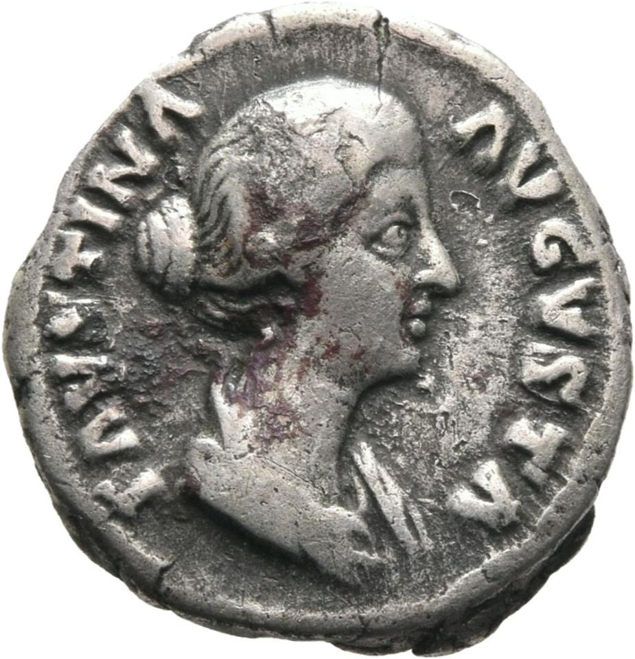 Marcus Aurelius, silver denarius, collection photograph Mainz-ID37, obverse