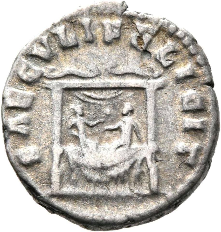 Marcus Aurelius, silver denarius, collection photograph Mainz-ID349, reverse