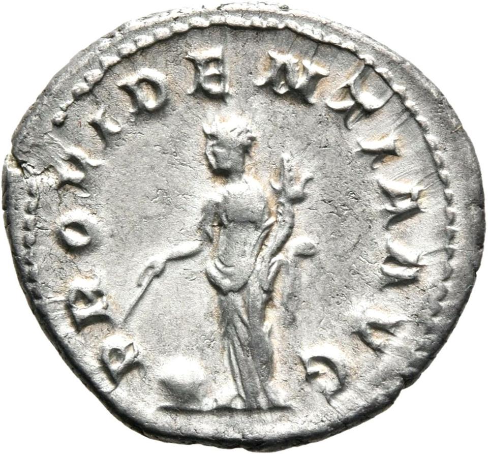 Maximinus I, Silver denarius, collection photograph Mainz-ID660, reverse