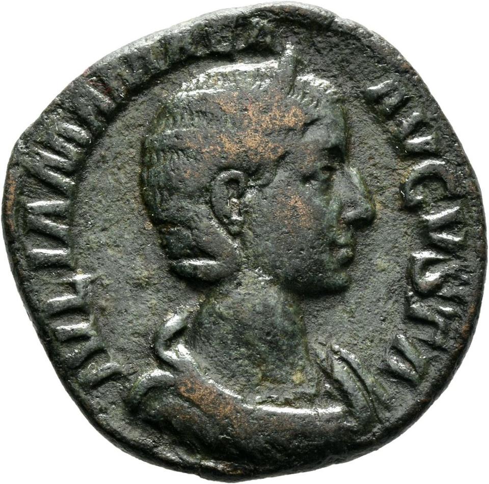 Severus Alexander, Bronze sestertius, collection photograph Mainz-ID653, obverse