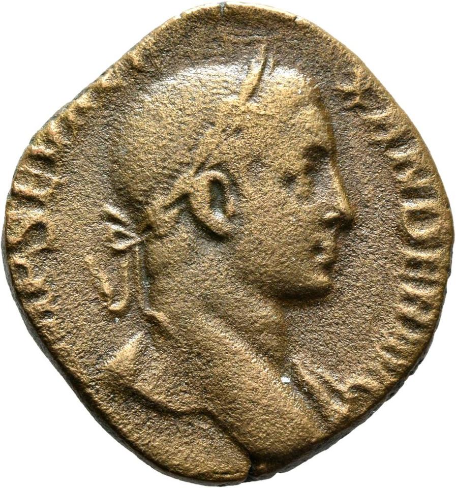 Severus Alexander, Bronze sestertius, collection photograph Mainz-ID25, obverse