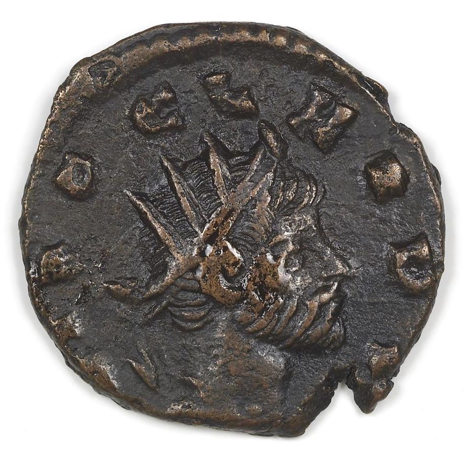 Quintillus, silver antoninianus, collection photograph IATH-1987.46.33, obverse