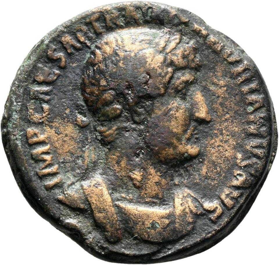 Hadrian, Bronze as, collection photograph Mainz-ID77, obverse