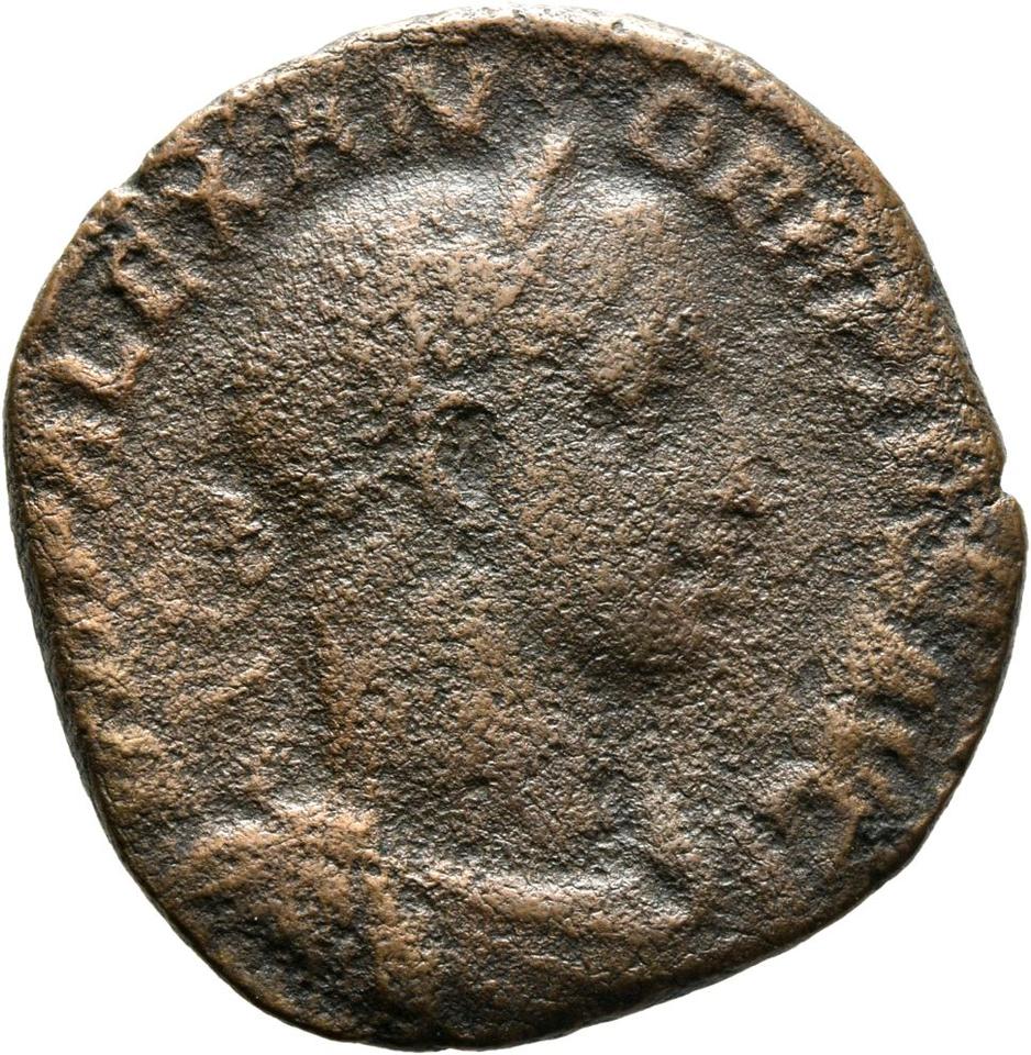 Severus Alexander, Bronze sestertius, collection photograph Mainz-ID27, obverse