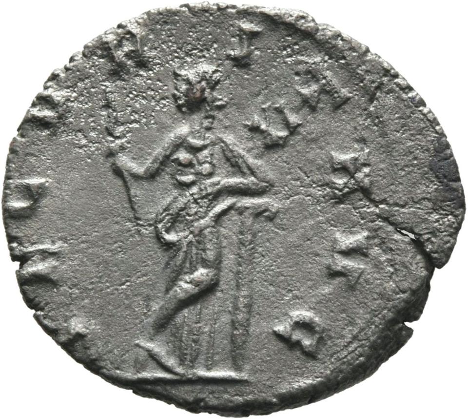 Quintillus, silver antoninianus, collection photograph Mainz-ID777, reverse