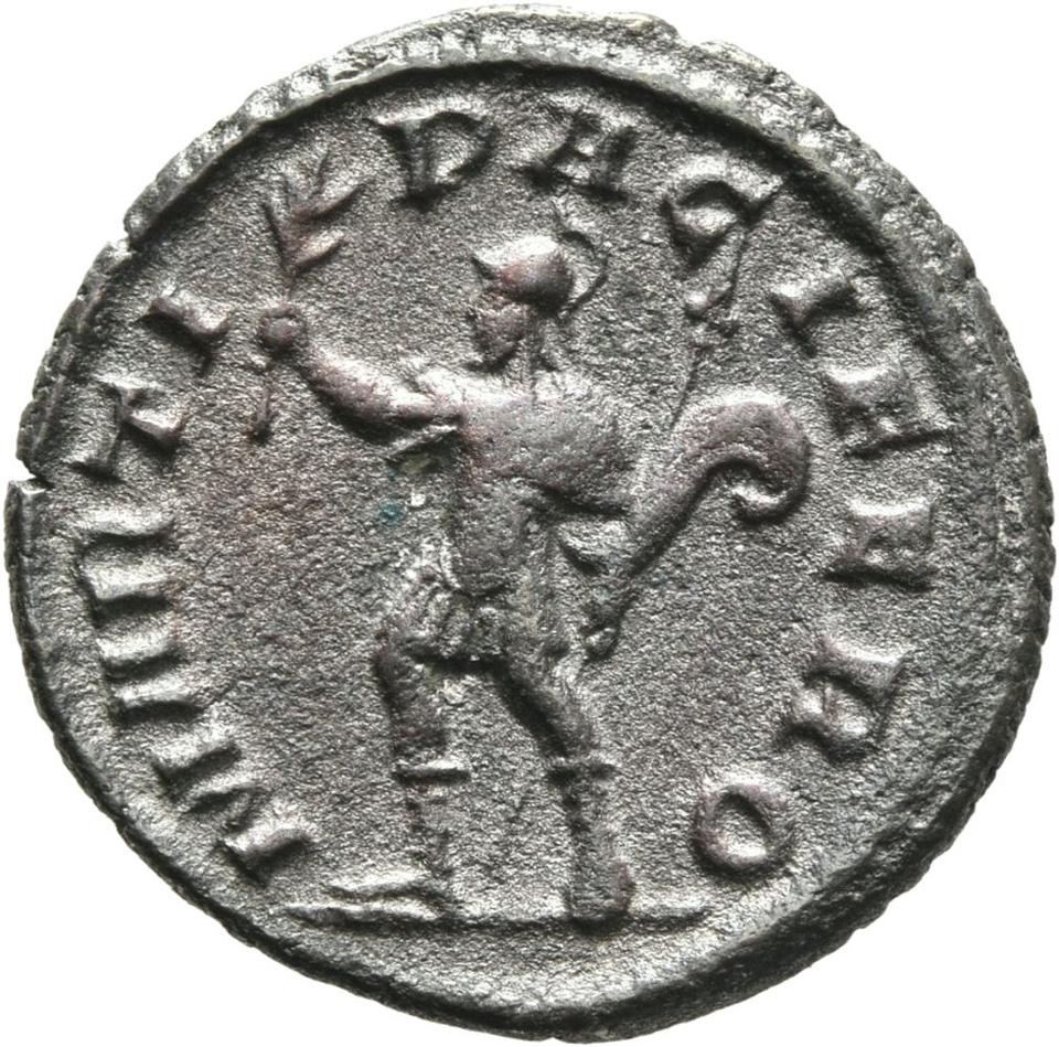 Trebonianus Gallus, silver antoninianus, collection photograph Mainz-ID16, reverse