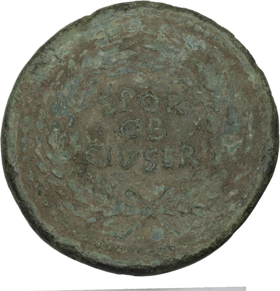 Galba, Bronze sestertius, collection photograph Herzog-ID22, reverse