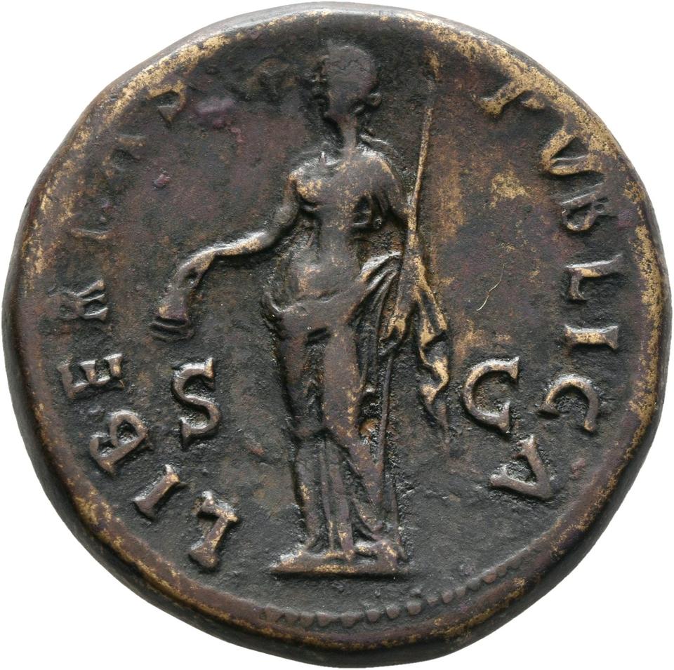 Galba, Bronze sestertius, collection photograph Mainz-ID587, reverse