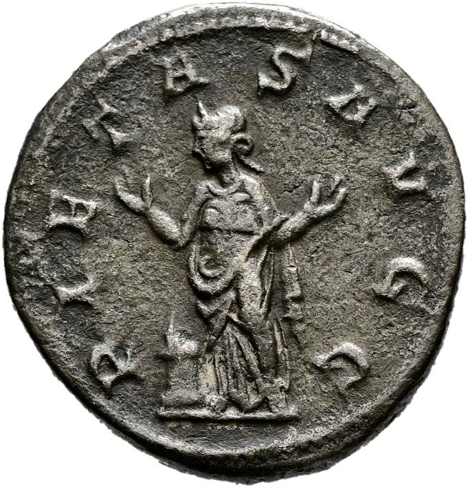 Trebonianus Gallus, silver antoninianus, collection photograph Hamburg-ID1308, reverse