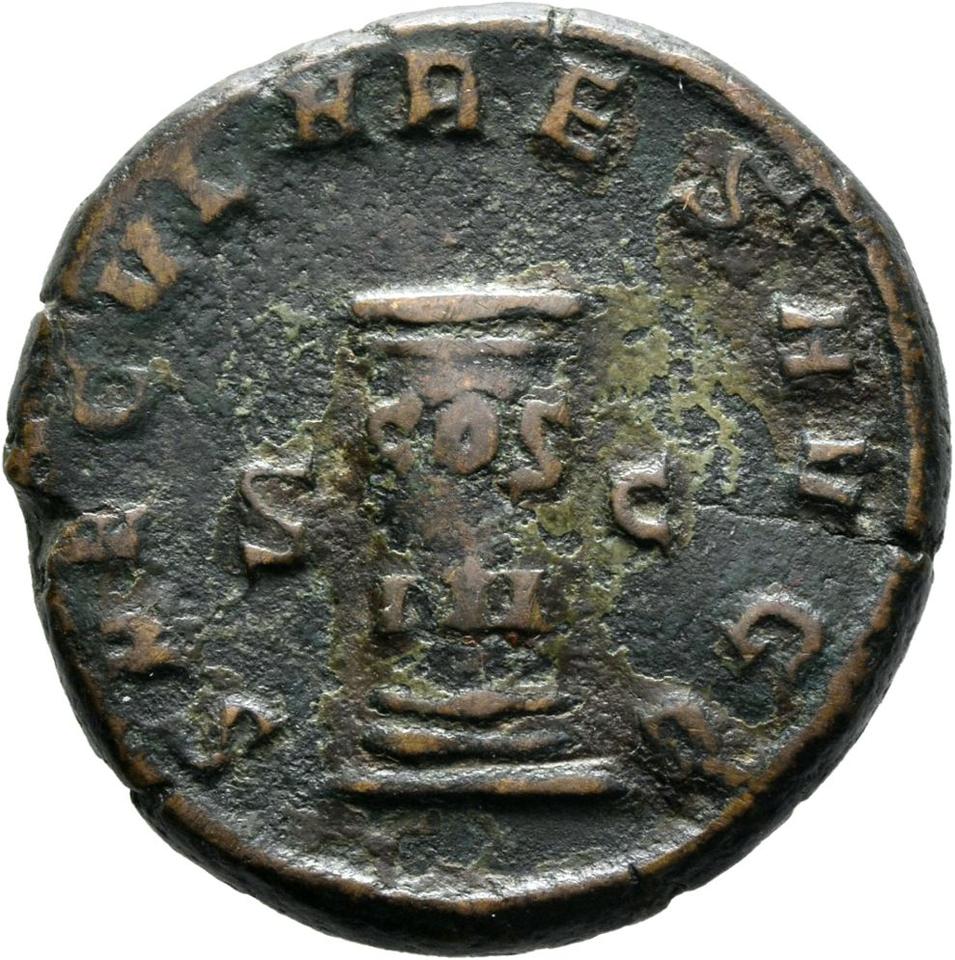 Philip the Arab, copper-alloy as, collection photograph Mainz-ID706, reverse
