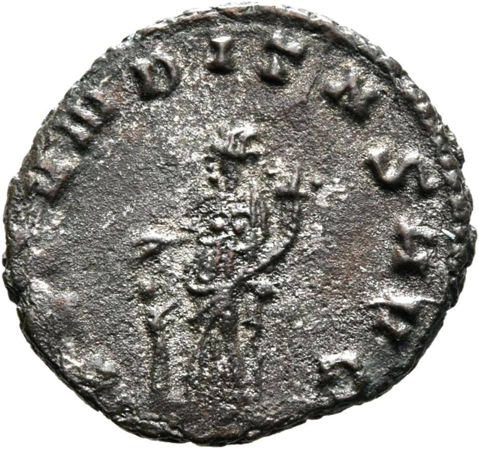 Gallienus, silver quinarius, collection photograph Mainz-ID91, reverse
