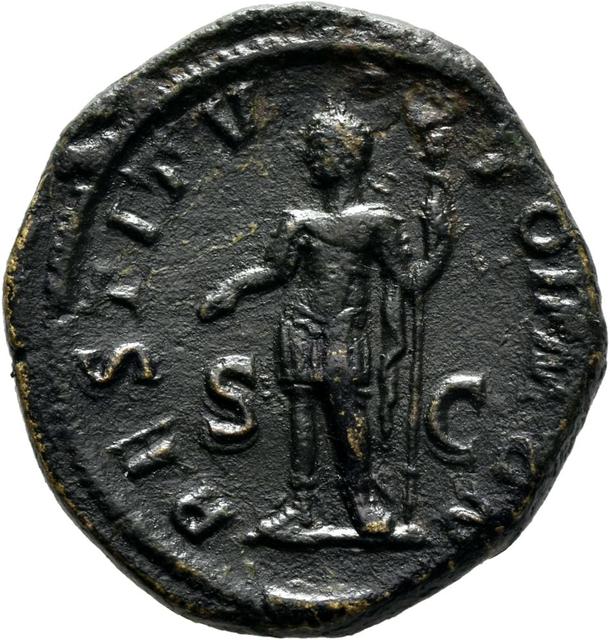 Severus Alexander Copper-Alloy Dupondius, reverse