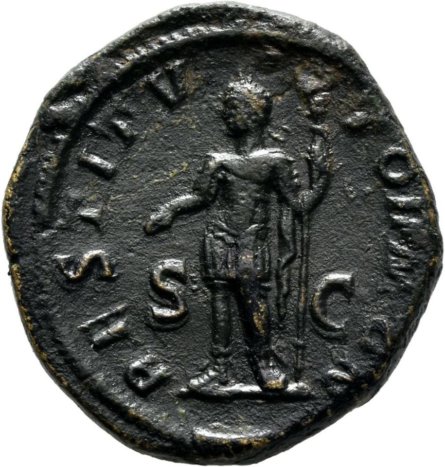 Severus Alexander, copper-alloy dupondius, collection photograph Mainz-ID648, reverse