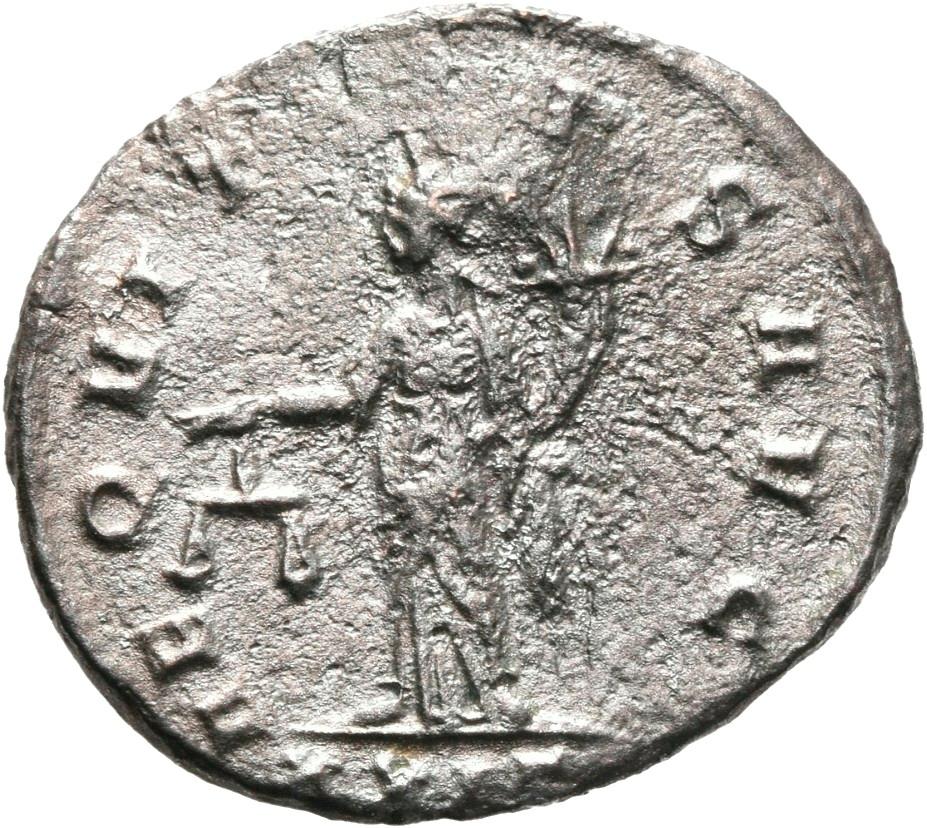 Marcus Claudius Tacitus, silver antoninianus, collection photograph Mainz-ID165, reverse