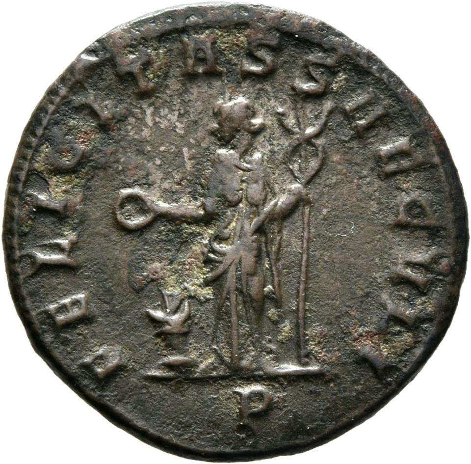 Florianus, silver antoninianus, collection photograph Mainz-ID846, reverse