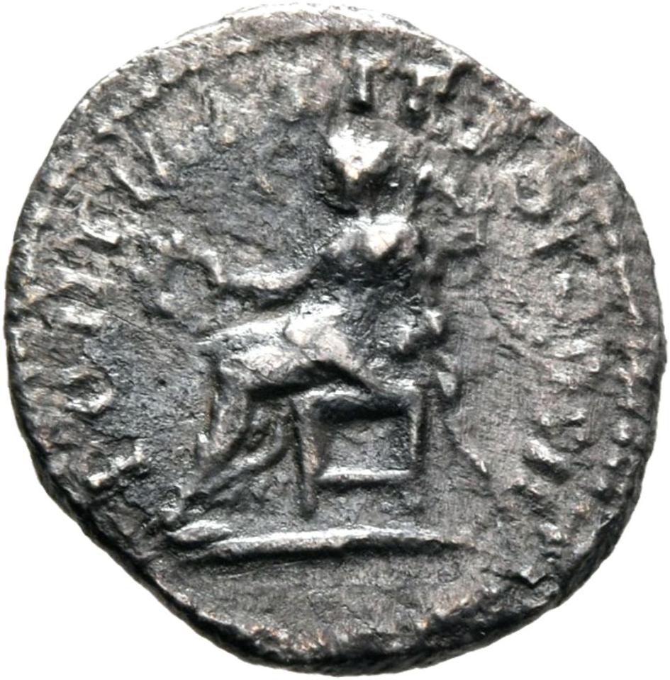 Trajan, silver quinarius, collection photograph Mainz-ID191, reverse