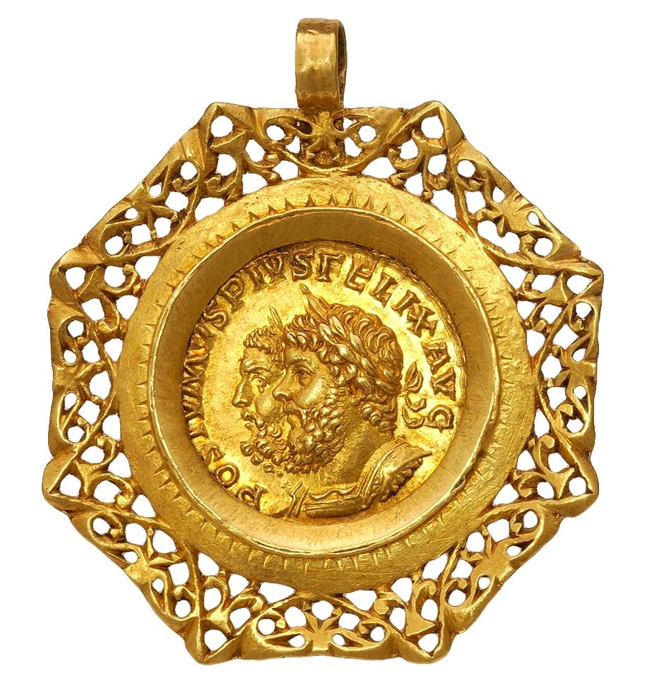 Postumus, gold aureus, collection photograph ANS-1967.153.199, obverse