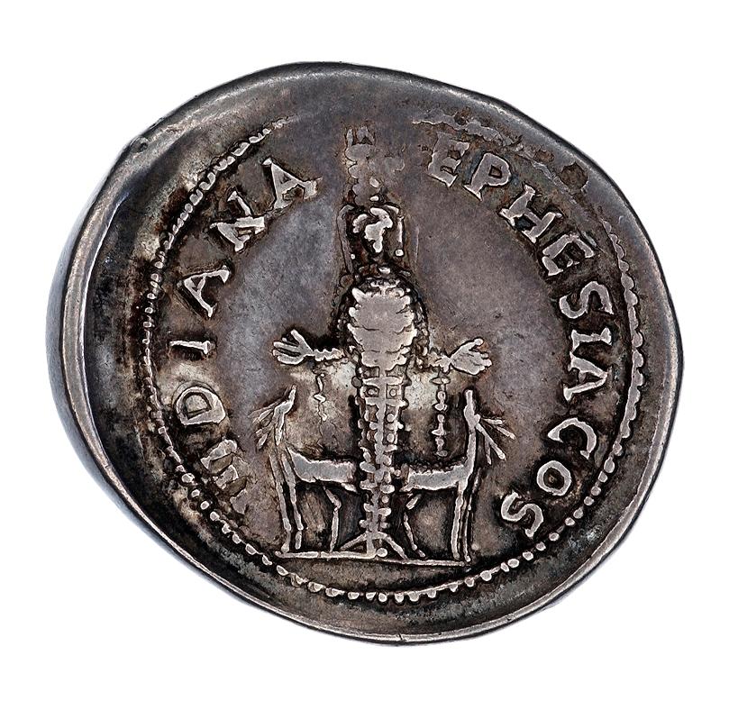 Hadrian, silver cistophorus, collection photograph ANS-1944.100.45565, reverse