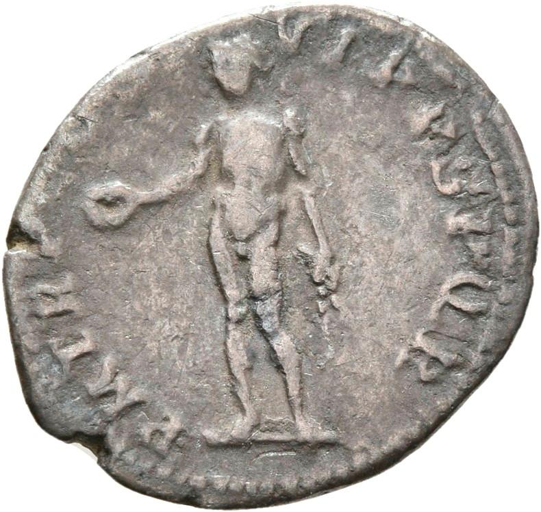 Trajan, silver denarius, collection photograph Rostock-ID119, reverse